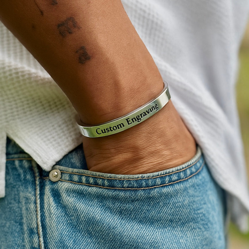 Freedom Cuff - Customized Engraving