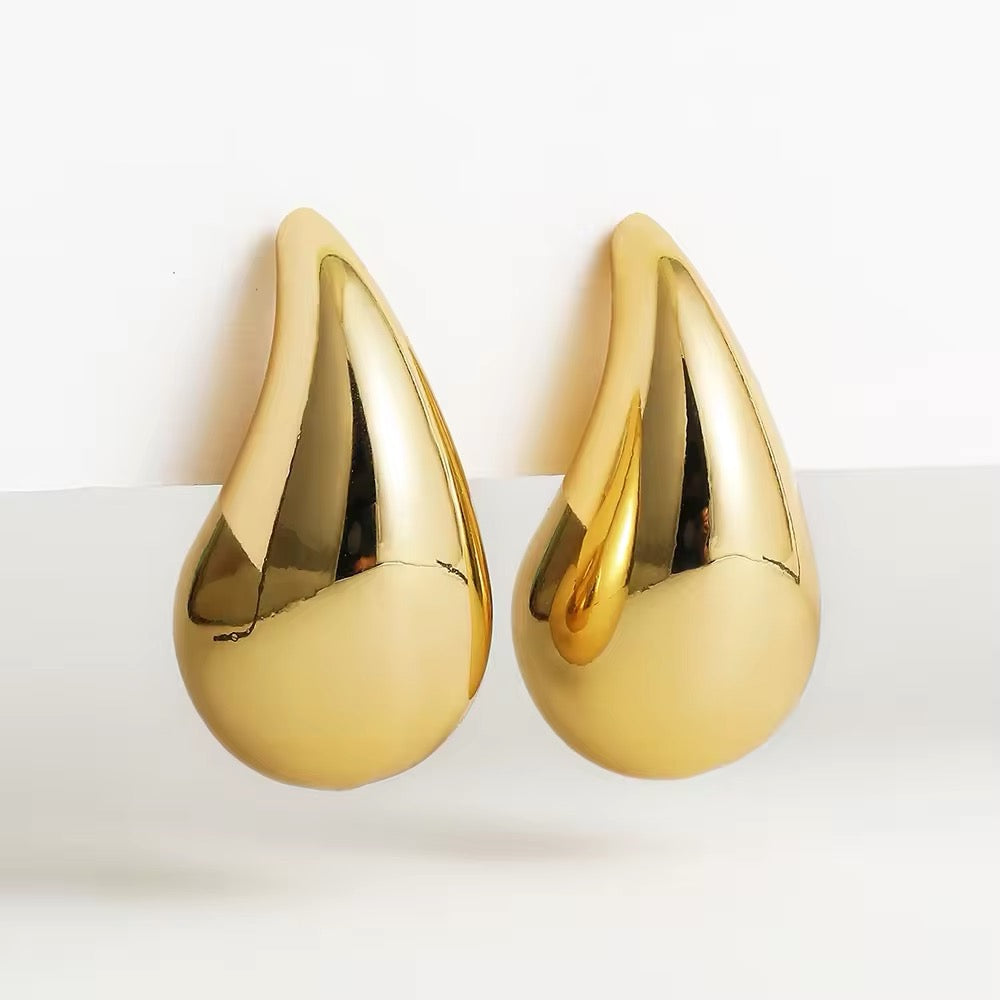 Tear Drop Hoops