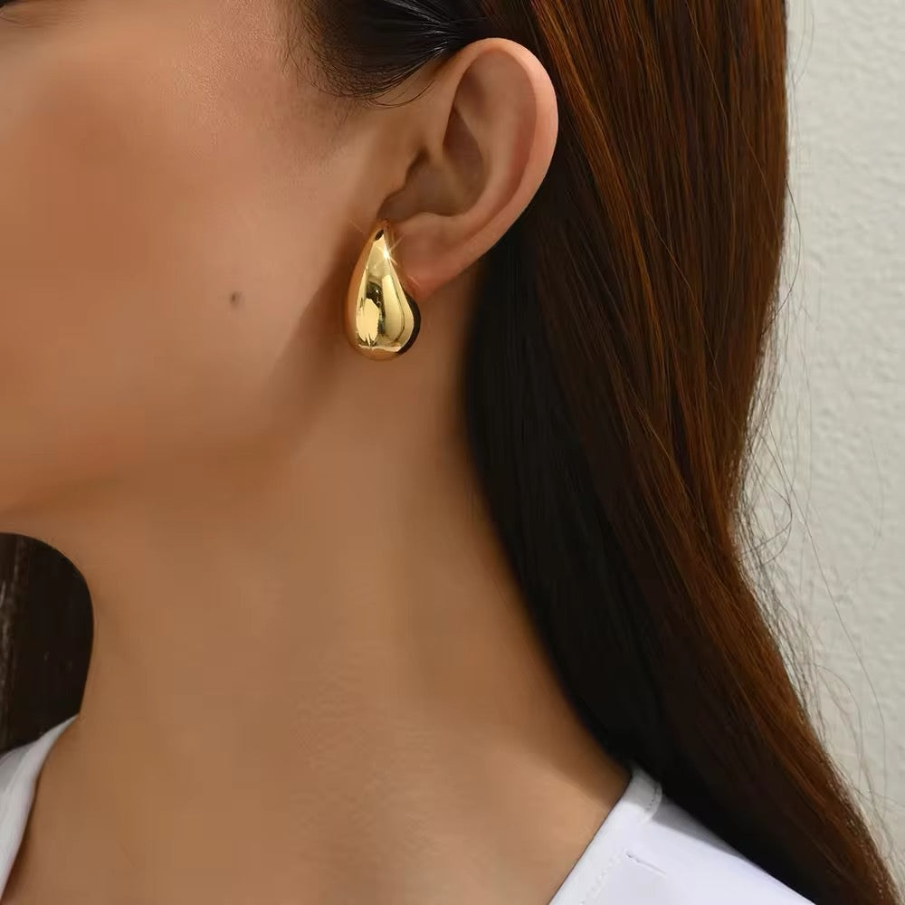 Tear Drop Hoops