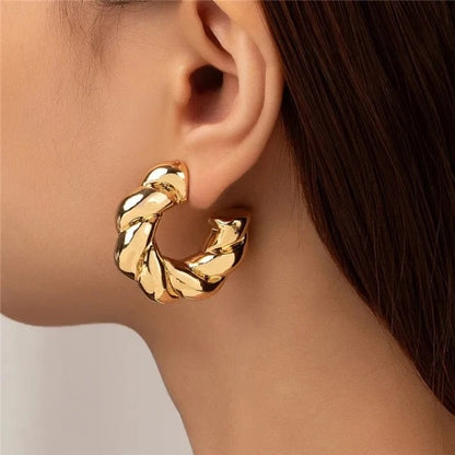 Timeless Twist Hoops