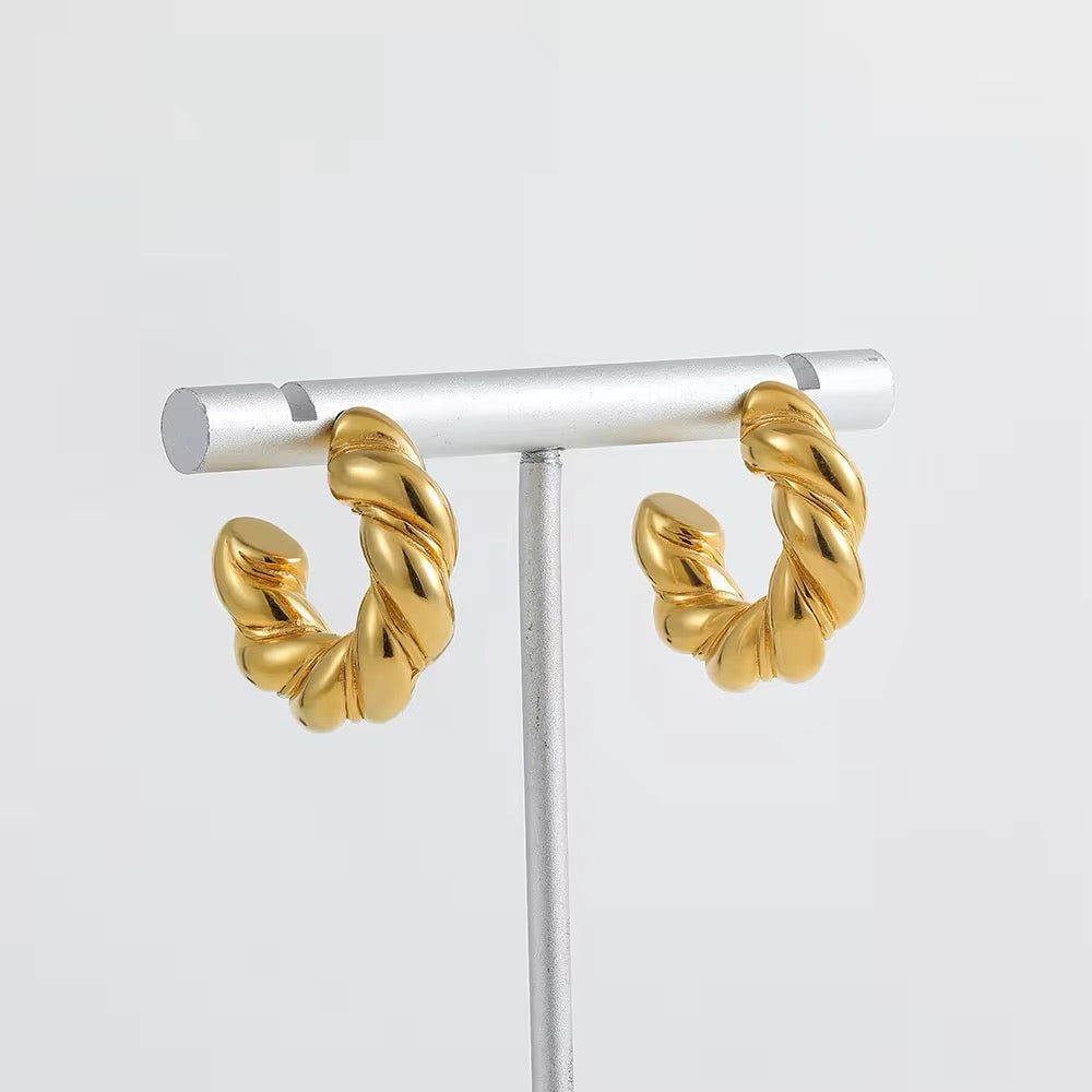 Timeless Twist Hoops